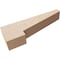 Ekena Millwork 2"W x 12"D x 4"H Thin Clemmons Rough Cedar Woodgrain TimberThane Corbel, Primed Tan CORUR02X12X04CLERCPR - alternate 3